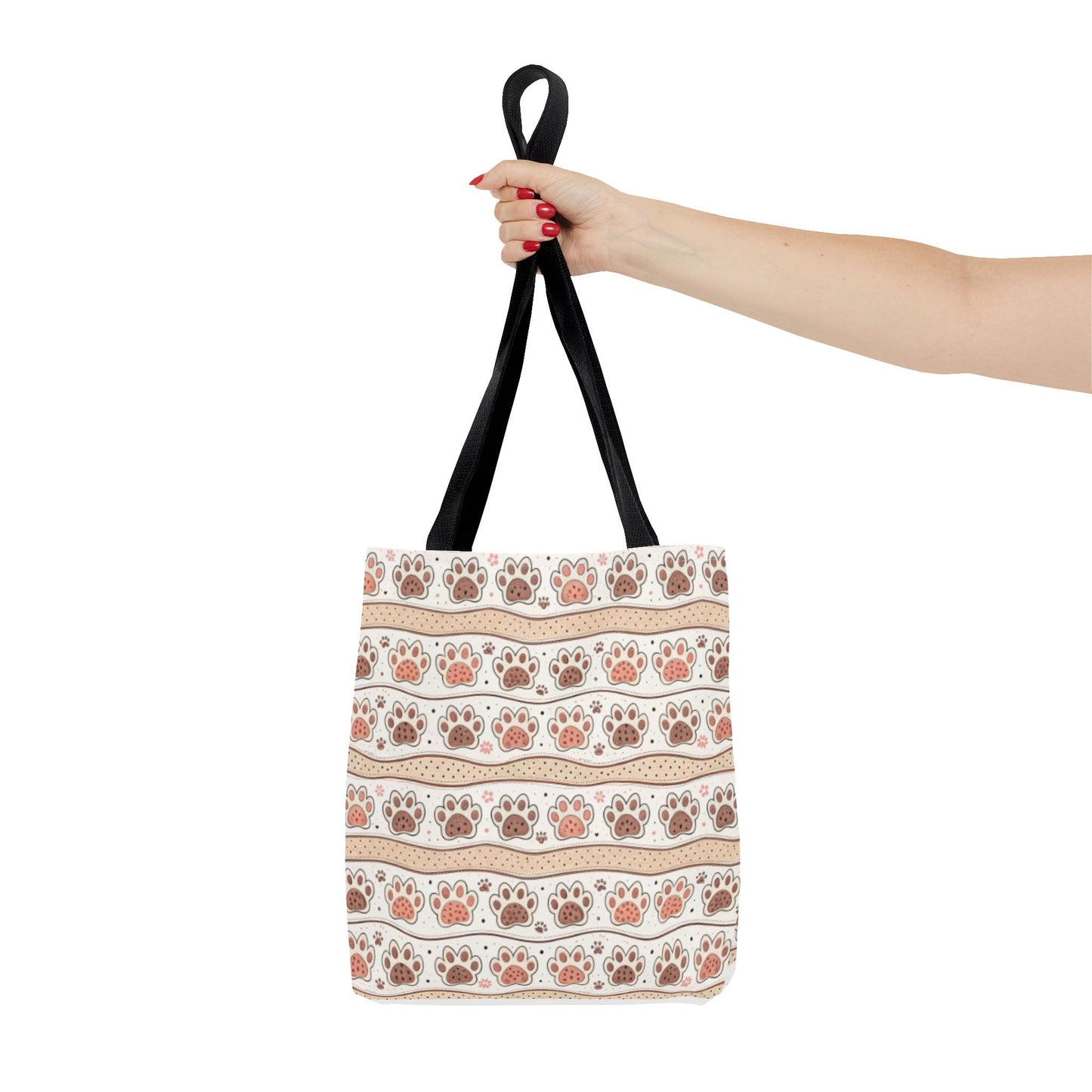 Paw Print Tote Bag | Cute Pet Lover Shoulder Bag | Reusable Everyday Carryall