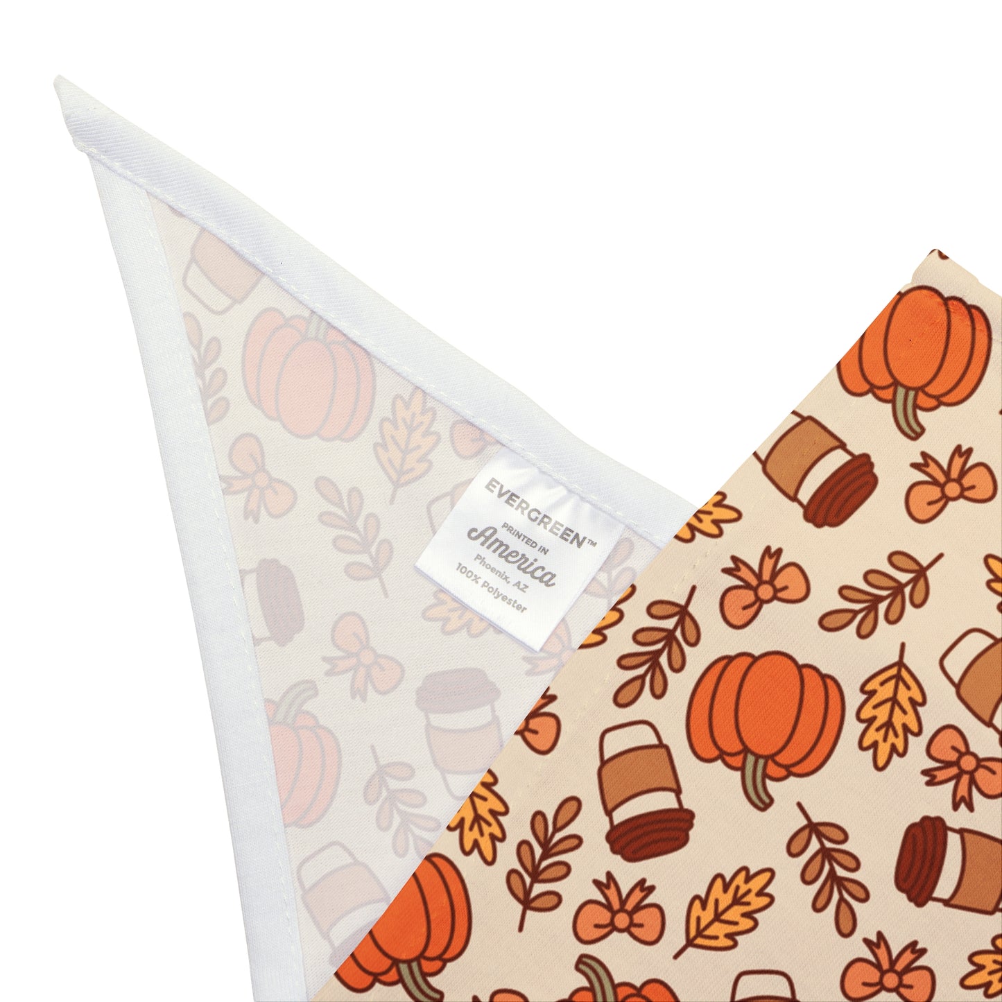 Pumpkin Spice Dog Bandana | Fall Pet Accessory | Cute Autumn Dog Outfit | Thanksgiving Dog Scarf | Gift for Dog Lovers