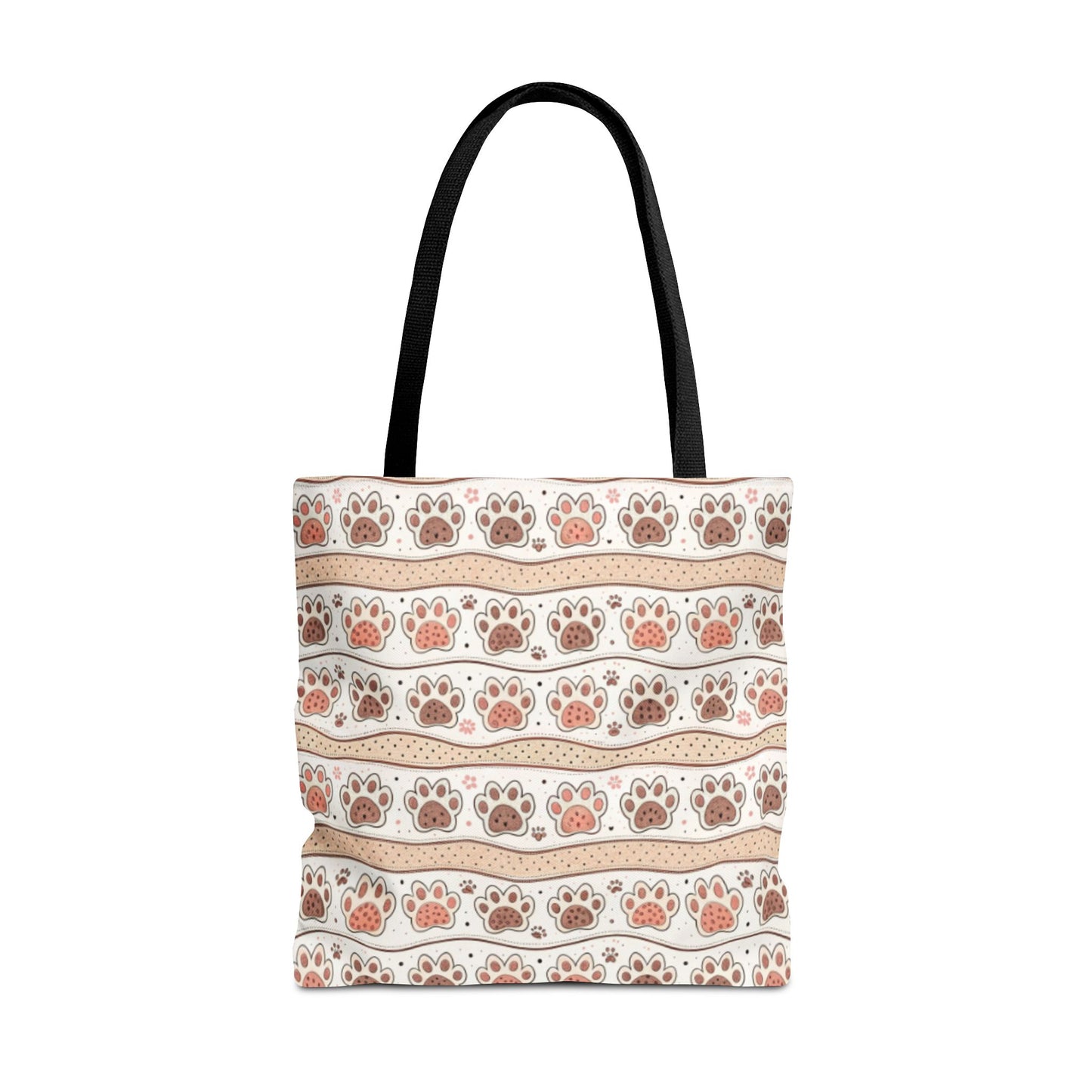 Paw Print Tote Bag | Cute Pet Lover Shoulder Bag | Reusable Everyday Carryall