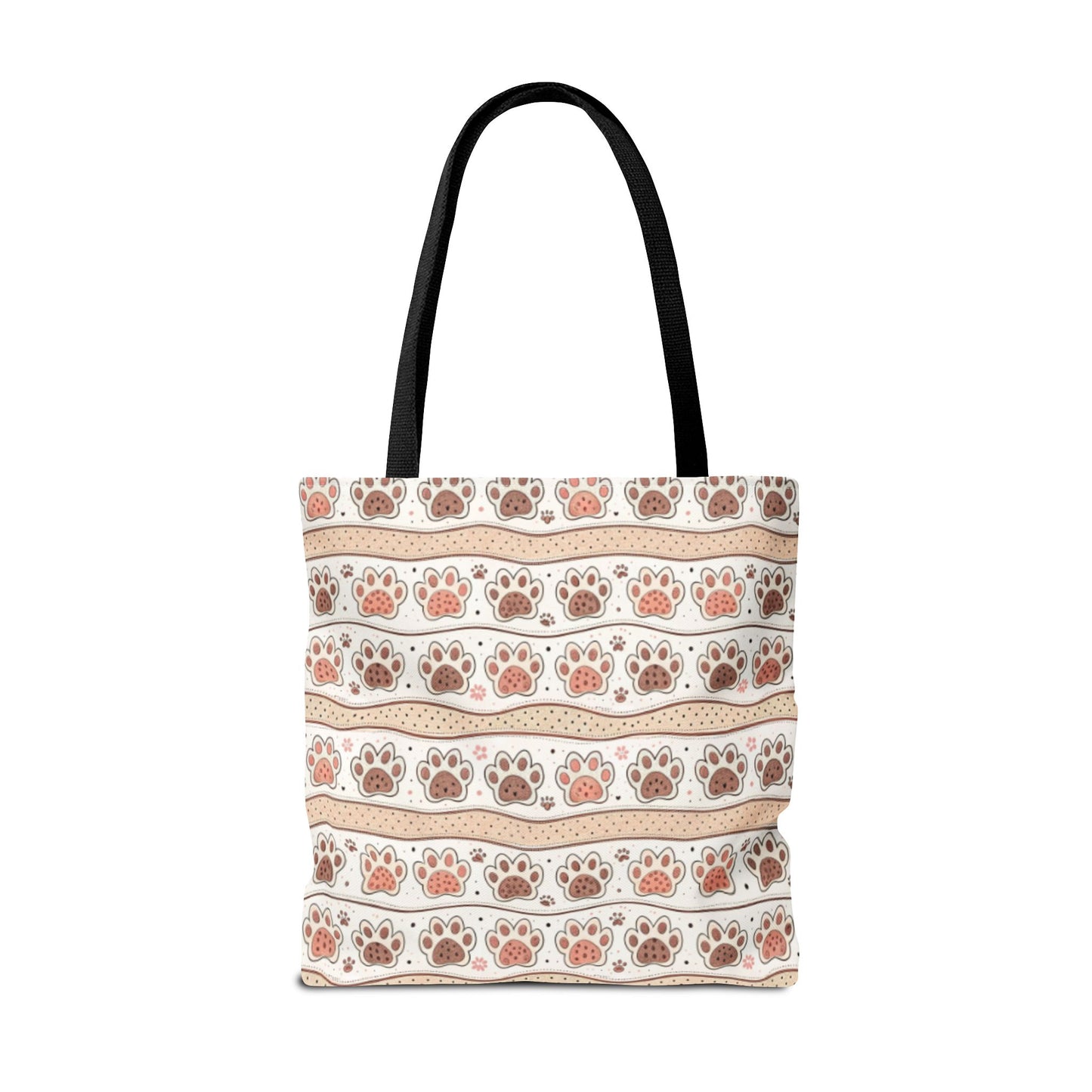 Paw Print Tote Bag | Cute Pet Lover Shoulder Bag | Reusable Everyday Carryall