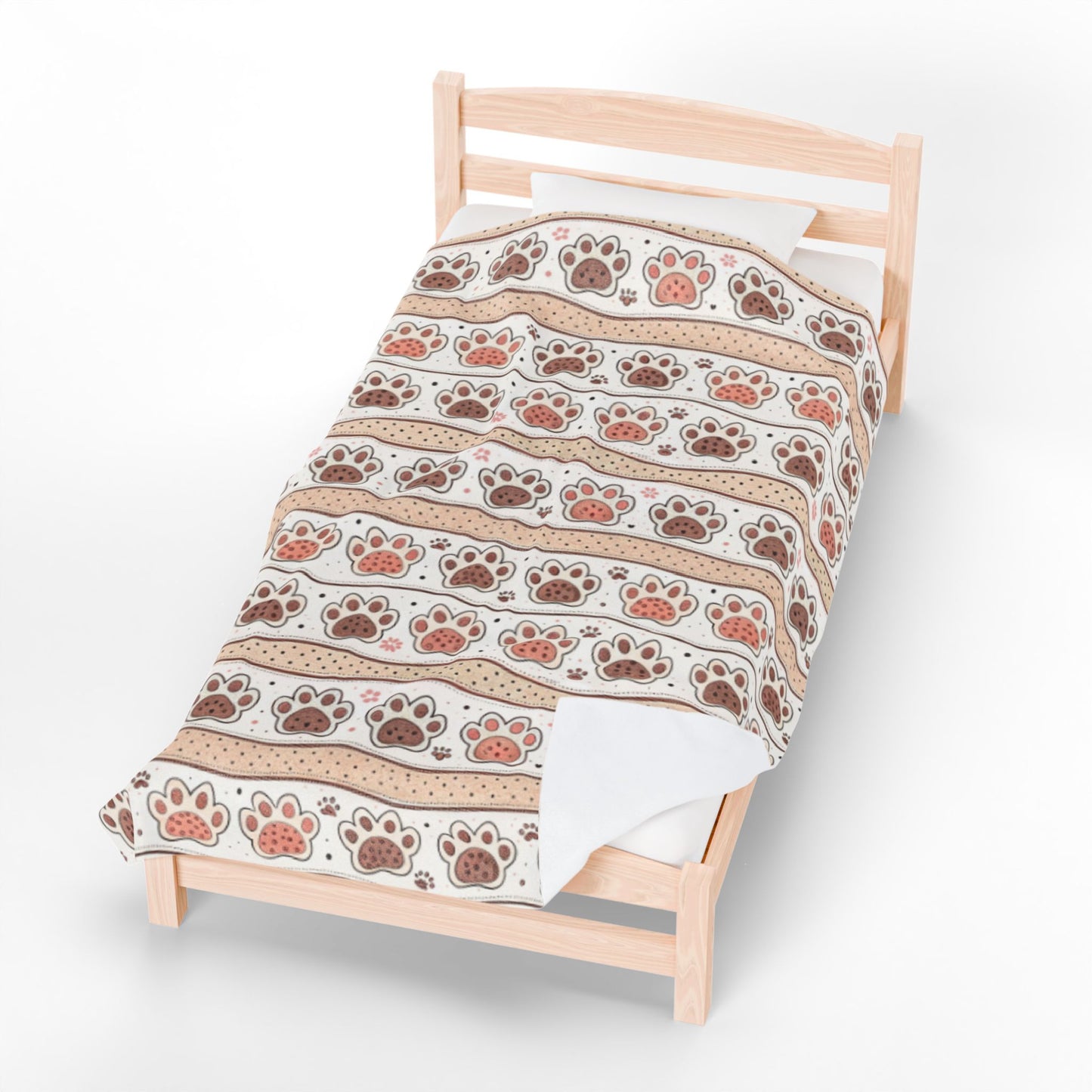 Cozy Velveteen Plush Blanket with Adorable Paw Print Design, Perfect for Pet Lovers, Gifts for Animal Lovers, Home Decor, Snuggle Up [...]