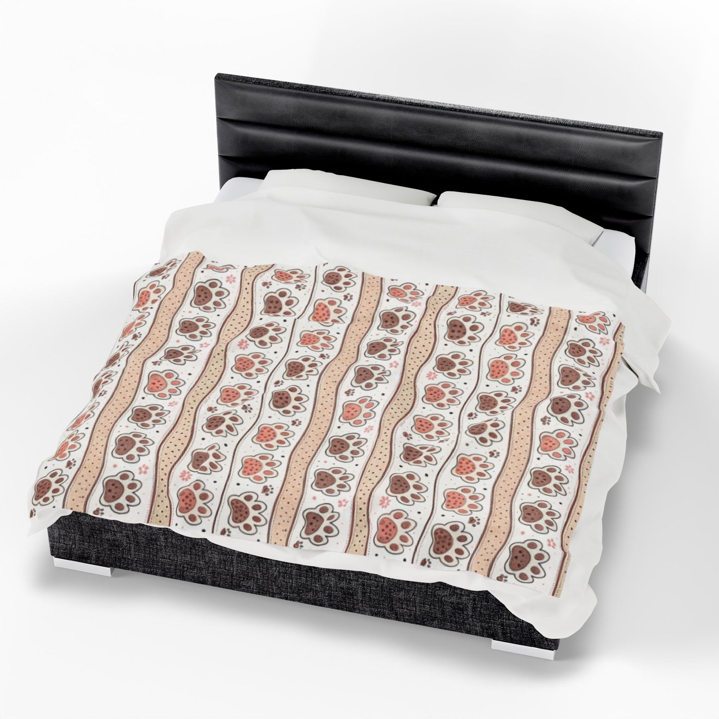 Cozy Velveteen Plush Blanket with Adorable Paw Print Design, Perfect for Pet Lovers, Gifts for Animal Lovers, Home Decor, Snuggle Up [...]